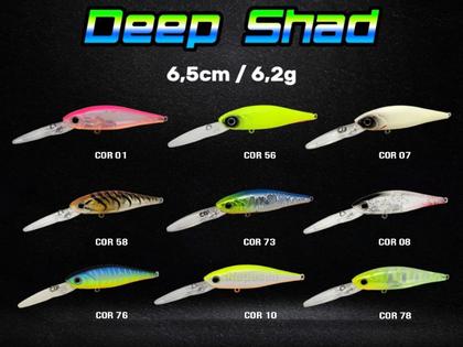 Imagem de Isca Artificial Yara Deep Shad 6,5cm (6,2g) - Várias Cores
