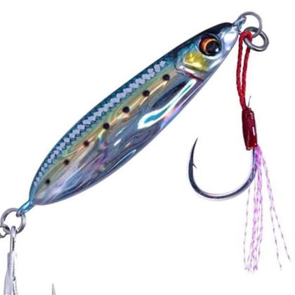 Imagem de Isca De Pesca Artificial Major Craft Maki Kig Slow 60g 7,5cm Cor 98 DMG Kin Iwashi UV