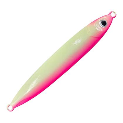 Imagem de Isca De Pesca Artificial NS Jumping Jig Shino Fishing 160g 15,5cm - Cor Glow Rosa