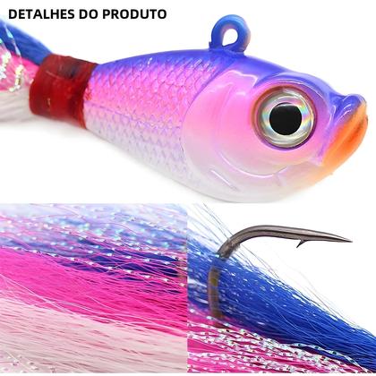 Imagem de Isca de Pesca Inchiku Multicolor - Jig Head para Truta e Baixo