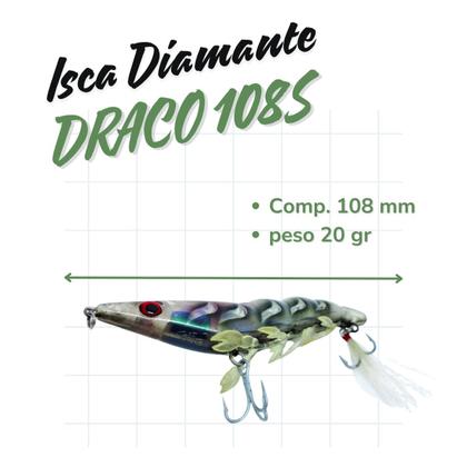 Imagem de Isca de Pesca Sinking Profundade 20gr Poseidon DRACO 108S