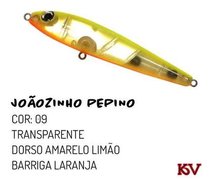 Imagem de Isca Joaozinho Pepino 9cm Artificial Da Kv   4 Unid.