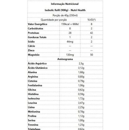 Imagem de Isobolic Refil (1,8kg) - Sabor: Baunilha