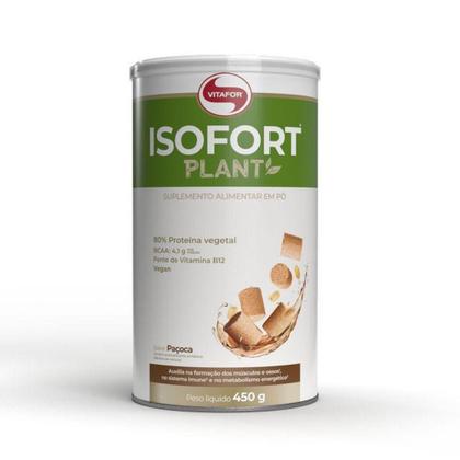 Imagem de Isofort Plant Proteína Vegana Paçoca Vitafor 450g