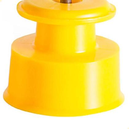 Imagem de Isolador Zebu Roldana Amarelo 30 100 Unidades 27847