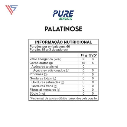 Imagem de Isomaltulose Palatinose Natural 100 Pura 1kg Pure Athletic
