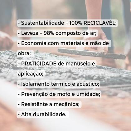 Imagem de Isopor Flocado Triturado Concreto Eps Enchimento 100 Litros