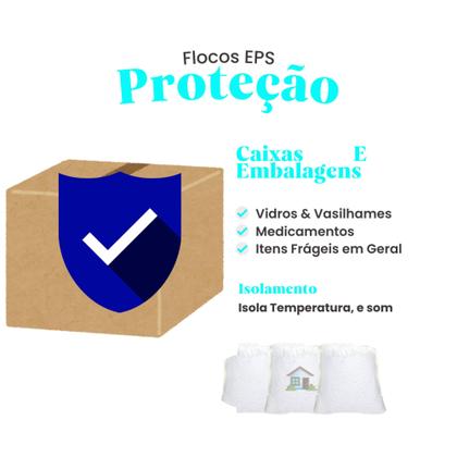 Imagem de Isopor Triturado Em Flocos Para Construção Civil E Projetos 320L (1 UNIDADE POR VEZ)