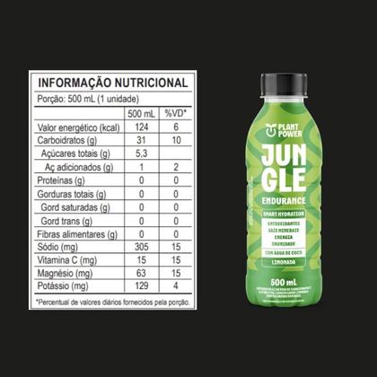 Imagem de Isotônico jungle endurance limonada 500ml plant power