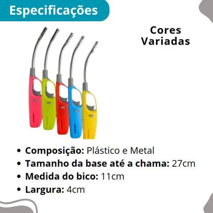 Imagem de Isqueiro Acendedor Recarregável Para Churrasqueira e Lareira