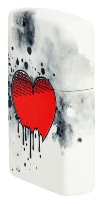 Imagem de Isqueiro de bolso Zippo Love Drip Design 540 cores que brilha no escuro