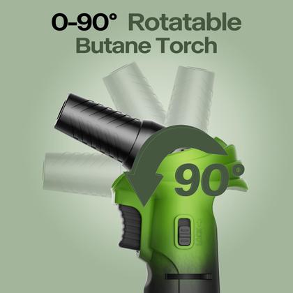 Imagem de Isqueiro de butano Coylbod 0-90 Ângulo de rotação verde/preto
