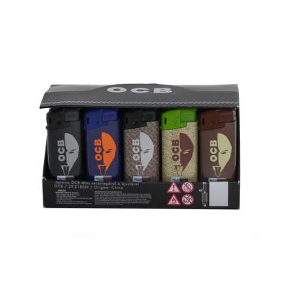 Imagem de Isqueiro OCB Pequeno Recarregáveis Display com 25 Unidades