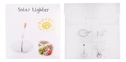 Imagem de Isqueiro Solar Pederneira Solar Acendedor Solar Para Camping