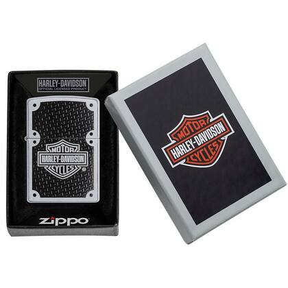 Imagem de Isqueiro zippo harley davidson carbon fiber