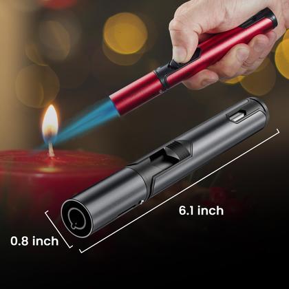 Imagem de Isqueiros Butane Torch Isqueiro de caneta recarregável Urgrette de 6 polegadas