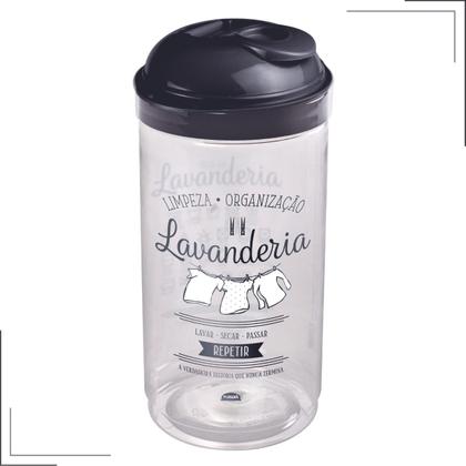 Imagem de Itens de Lavanderia Frascos Plásticos Com Copo Dosador