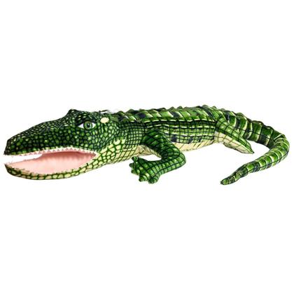 Imagem de Jacaré Pelúcia Grande 160cm Crocodilo Realista Alligator