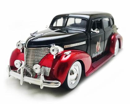 Jada 1939 Chevy Master Deluxe ミニカー Chevrolet Master Deluxe 1939 + Figura Mr. Monopoly Jada Toys