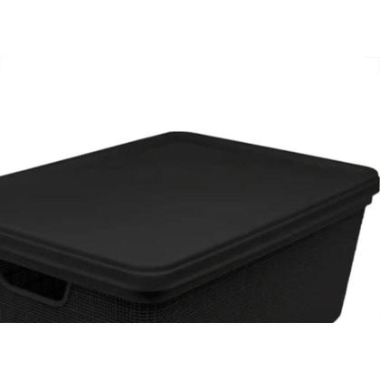 Imagem de Jaguar Caixa Organizador Juta C/T 15,0L Pta-3178