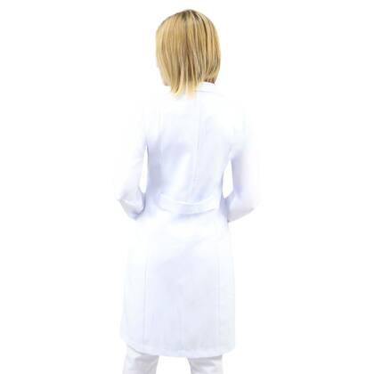 Imagem de Jaleco Feminino Gabardine Manga Loga Gola Esporte