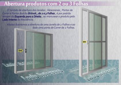 Imagem de Janela 2 Folhas C Grade C Vidro Liso  Branco 100x100 Brimak