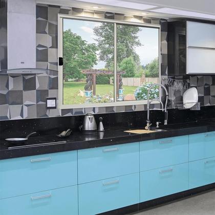 Imagem de Janela 2 folhas sem grade linha 18 modular aluminio branco