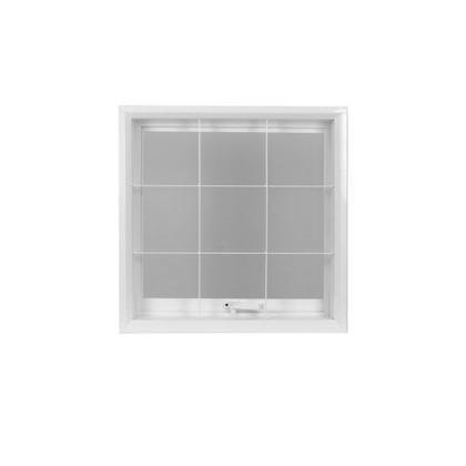 Imagem de Janela de Aço Maxim-Ar 50x50cm com Grade Minas Sul MGM Branco