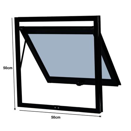 Imagem de Janela de Aluminio Maxim-ar 50x50cm Sem Grade , Vidro Liso Ultra Ramassol