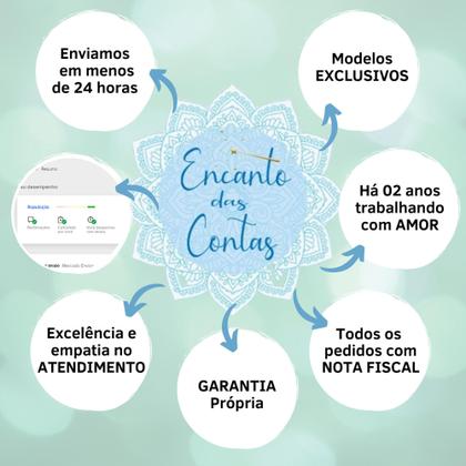 Imagem de Japamala 108 Contas De Sementes De Açai Azul Turquesa