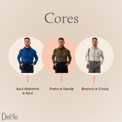 Imagem de Jaqueta Adulto Masculina Corta Vento Sem Forro Com Bolso e Capuz Resistente a Água Com Shoulder Bag