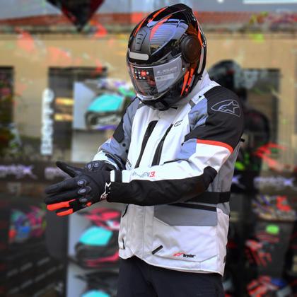 Jaqueta Alpinestars Andes V3 Drystar Cinza Impermeável Parka