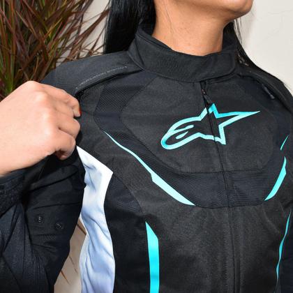 Imagem de Jaqueta Alpinestars Feminina Stella T jaws V3 Verde Água