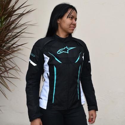 Imagem de Jaqueta Alpinestars Feminina Stella T jaws V3 Verde Água