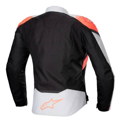 Imagem de Jaqueta Alpinestars Stella T Jaws V4 WP Preta Cinza e Gelo Coral