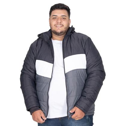 Imagem de Jaqueta Bobojaco Plus Size Nylon Masculina Capuz Removível