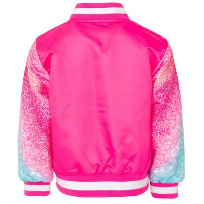 Imagem de Jaqueta Bomber Barbie Varsity Rosa - Tamanhos 14-16