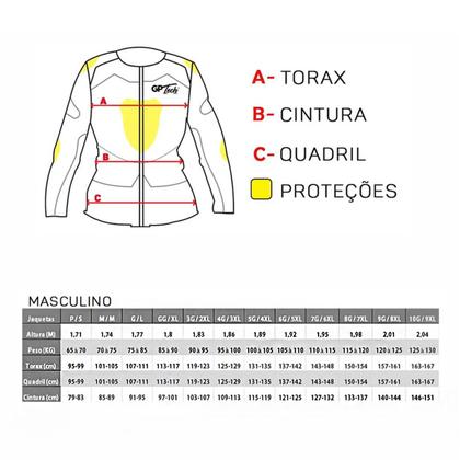 Imagem de Jaqueta C/ Proteções Gp Tech Verona Preto/Cinza