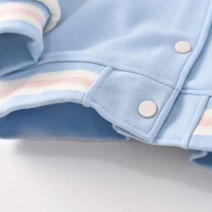 Imagem de Jaqueta Cardigan Infantil De Anime Sanrio Cinnamoroll Fantasia Cosplay Casaco De Beisebol Primavera