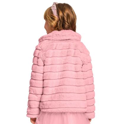 Imagem de Jaqueta Casaco Infantil Inverno Menina Pelo Strip Trick Nick