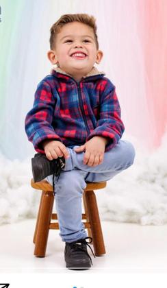 Imagem de Jaqueta / Casaco Soft Menino Inverno Katita Kids Xadrez 2759