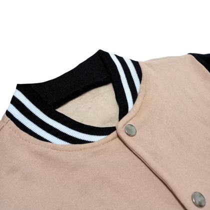 Imagem de Jaqueta Colegial Moletom Masculina Lisa com Bolsos