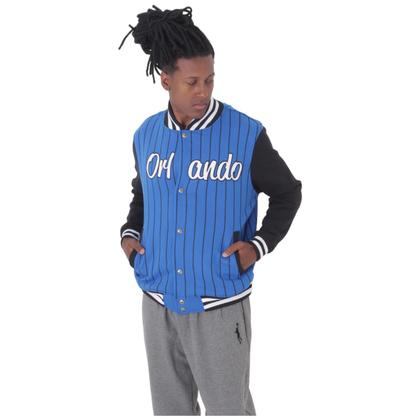 Imagem de Jaqueta College Moletom Masculina M10 Hoop Orlando Listrada