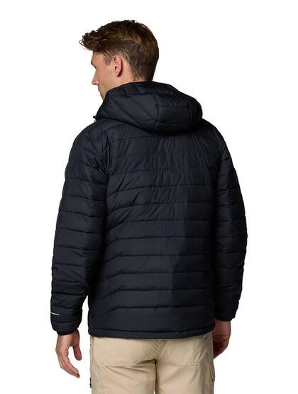 Imagem de Jaqueta Columbia Masculina Powder Lite II com Capuz Preta