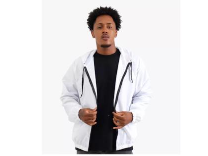 Imagem de Jaqueta Corta Vento Blusa para treinos exercícios Caminhada  Com Capuz Kit com relógio Digital K011