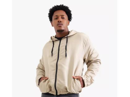 Imagem de Jaqueta Corta Vento Blusa para treinos exercícios Caminhada  Com Capuz Kit com relógio Digital K011