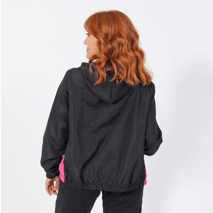 Imagem de Jaqueta Corta Vento Blusa para treinos exercícios Caminhada  Com Capuz Kit com relógio Digital K011