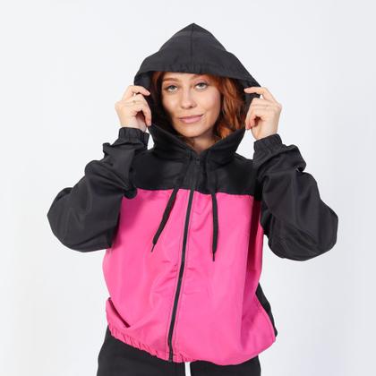 Imagem de Jaqueta Corta Vento Blusa para treinos exercícios Caminhada  Com Capuz Kit com relógio Digital K011