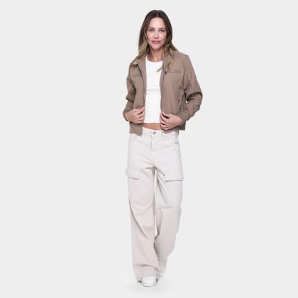 Imagem de Jaqueta Corta Vento Facinelli Recorte Feminina