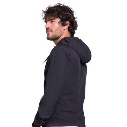 Imagem de Jaqueta Corta Vento Liso Esportiva Sport Masculina Com Capuz E Bolso